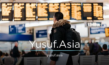 Yusuf.Asia - Creative brandable domain for sale