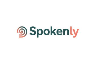 Spokenly.com - Creative brandable domain for sale