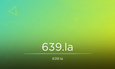 639.la - Creative brandable domain for sale