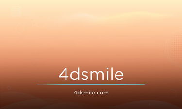 4dsmile.com - Creative brandable domain for sale