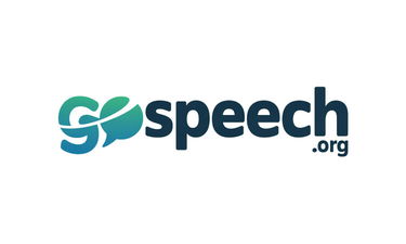 GoSpeech.org - Creative brandable domain for sale