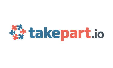 TakePart.io - Creative brandable domain for sale