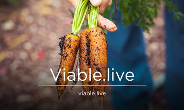 Viable.live - Creative brandable domain for sale