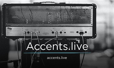 Accents.live - Creative brandable domain for sale