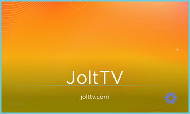 JoltTV.com - Creative brandable domain for sale