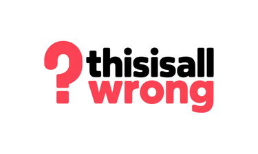 ThisIsAllWrong.com - Creative brandable domain for sale