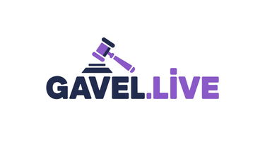 Gavel.live - Creative brandable domain for sale