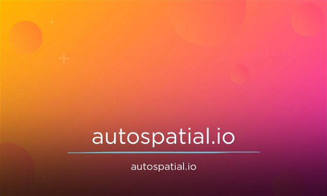 AutoSpatial.io