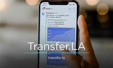 Transfer.LA - Creative brandable domain for sale