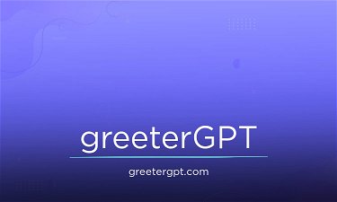 GreeterGPT.com - Creative brandable domain for sale