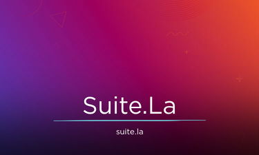 suite.la - Creative brandable domain for sale