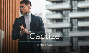Cactize.com - Creative brandable domain for sale