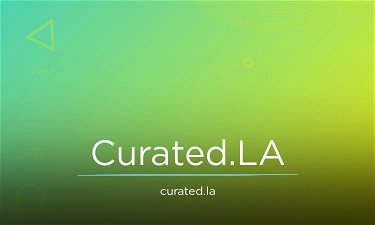 Curated.LA - Creative brandable domain for sale