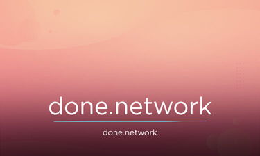 Done.Network - Creative brandable domain for sale