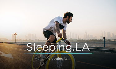Sleeping.LA - Creative brandable domain for sale