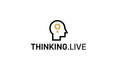 Thinking.live - Creative brandable domain for sale