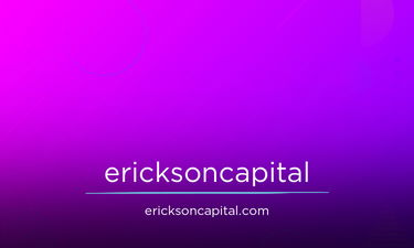 EricksonCapital.com - Creative brandable domain for sale
