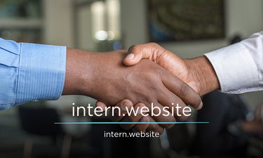 Intern.website - Creative brandable domain for sale