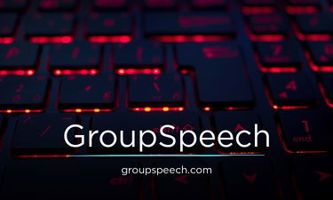 GroupSpeech.com - Creative brandable domain for sale