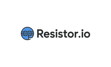 Resistor.io - Creative brandable domain for sale