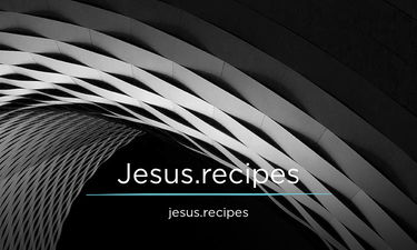Jesus.recipes - Creative brandable domain for sale