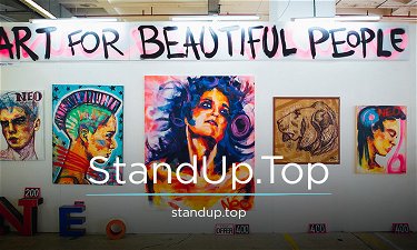 Standup.top - Creative brandable domain for sale