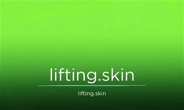 Lifting.skin - Creative brandable domain for sale