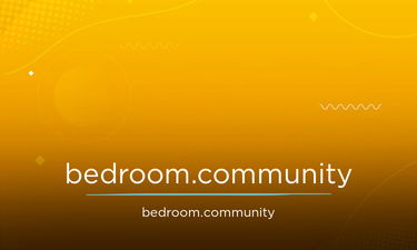 bedroom.community - Creative brandable domain for sale