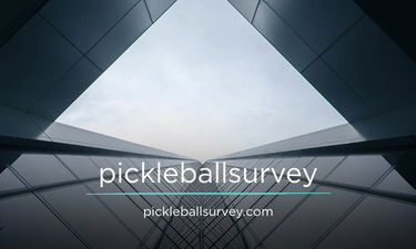 PickleBallSurvey.com - Creative brandable domain for sale