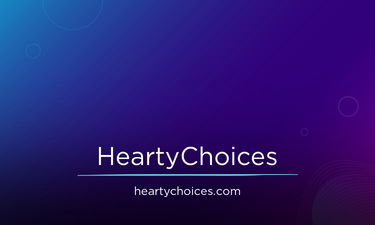 HeartyChoices.com - Creative brandable domain for sale