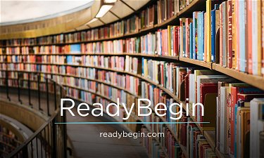 ReadyBegin.com - Creative brandable domain for sale