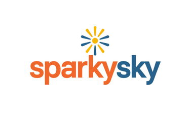 SparkySky.com - Creative brandable domain for sale