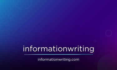 InformationWriting.com - Creative brandable domain for sale
