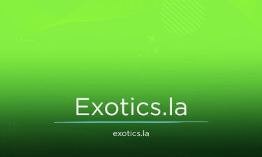 Exotics.la - Creative brandable domain for sale
