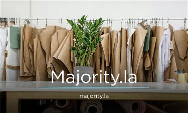 Majority.la - Creative brandable domain for sale