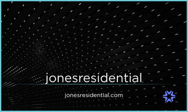 JonesResidential.com - Creative brandable domain for sale