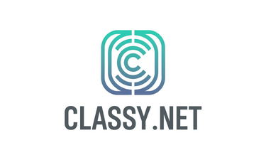 Classy.net - Creative brandable domain for sale