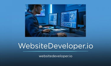 WebsiteDeveloper.io - Creative brandable domain for sale