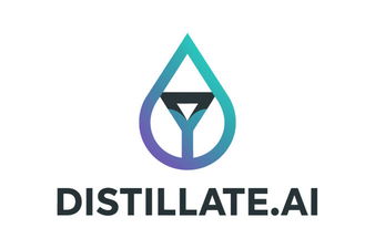Distillate.ai - Creative brandable domain for sale