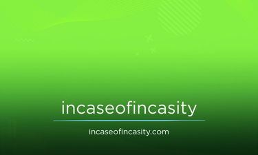 InCaseOfIncasity.com - Creative brandable domain for sale
