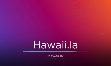 Hawaii.la - Creative brandable domain for sale