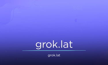 Grok.lat - Creative brandable domain for sale