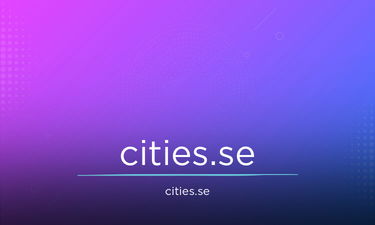 Cities.se - Creative brandable domain for sale