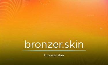 Bronzer.skin - Creative brandable domain for sale
