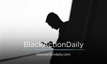 BlackActionDaily.com - Creative brandable domain for sale