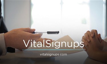 VitalSignups.com - Creative brandable domain for sale