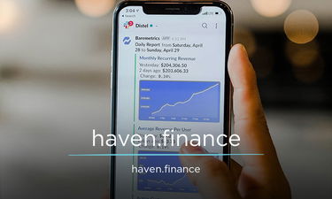 Haven.Finance - Creative brandable domain for sale