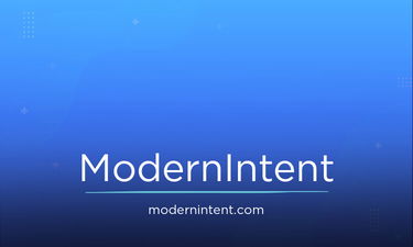 ModernIntent.com - Creative brandable domain for sale