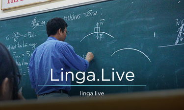 Linga.Live - Creative brandable domain for sale