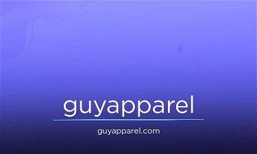 GuyApparel.com - Creative brandable domain for sale